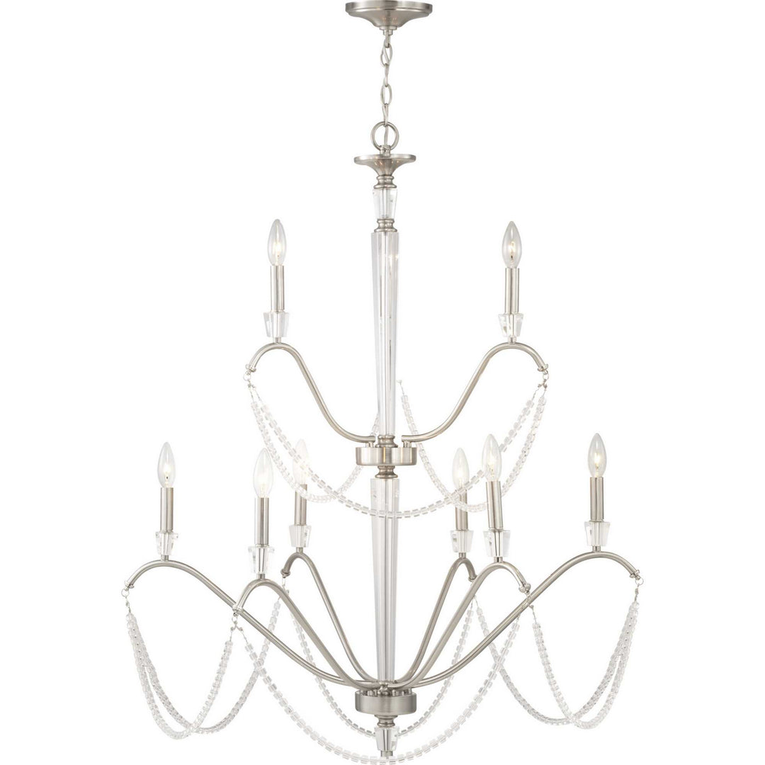 Progress Stratham P400161-009 Chandelier Light - Brushed Nickel