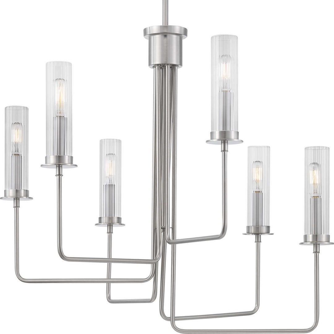 Progress Rainey P400168-009 Chandelier Light - Brushed Nickel