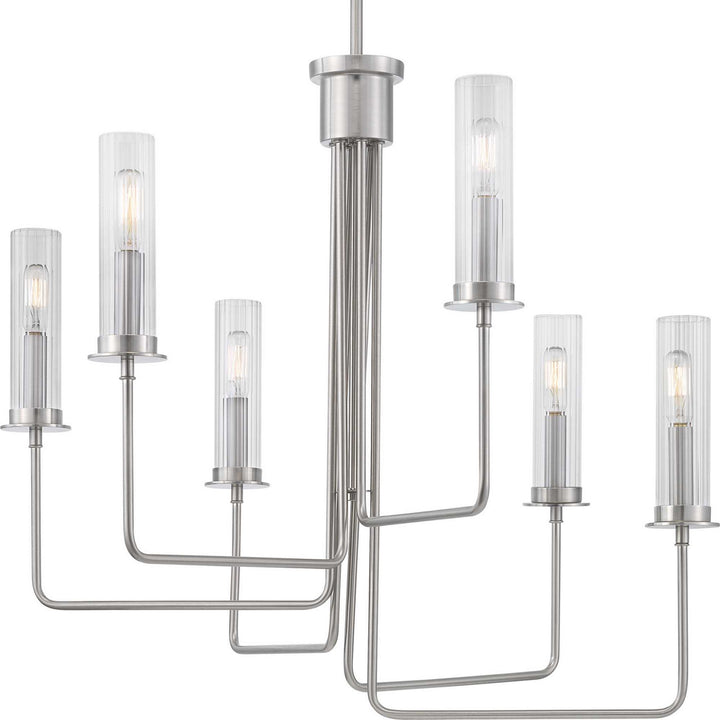 Progress Rainey P400168-009 Chandelier Light - Brushed Nickel
