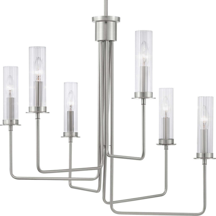 Progress Rainey P400168-009 Chandelier Light - Brushed Nickel