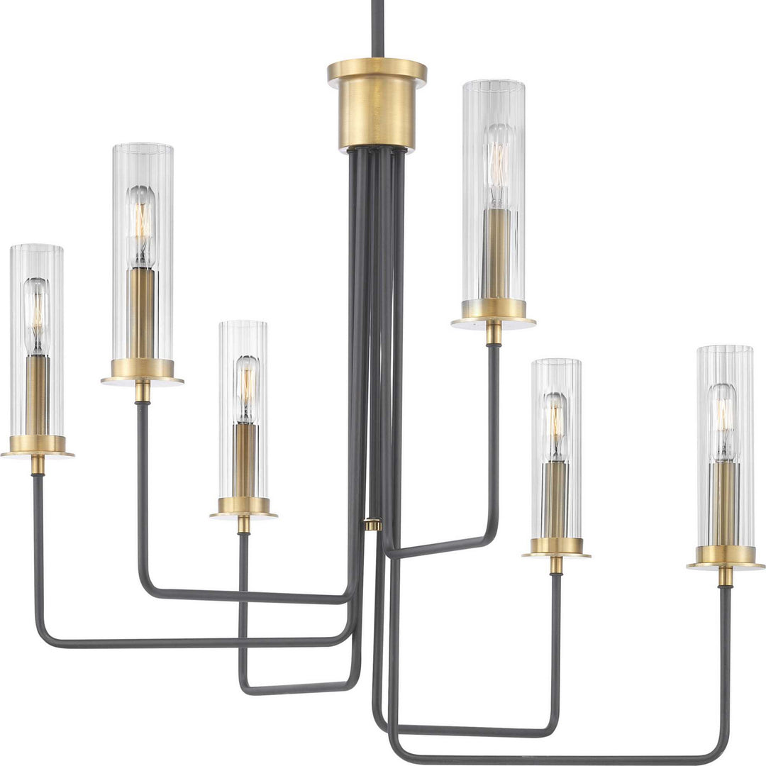 Progress Rainey P400168-143 Chandelier Light - Graphite