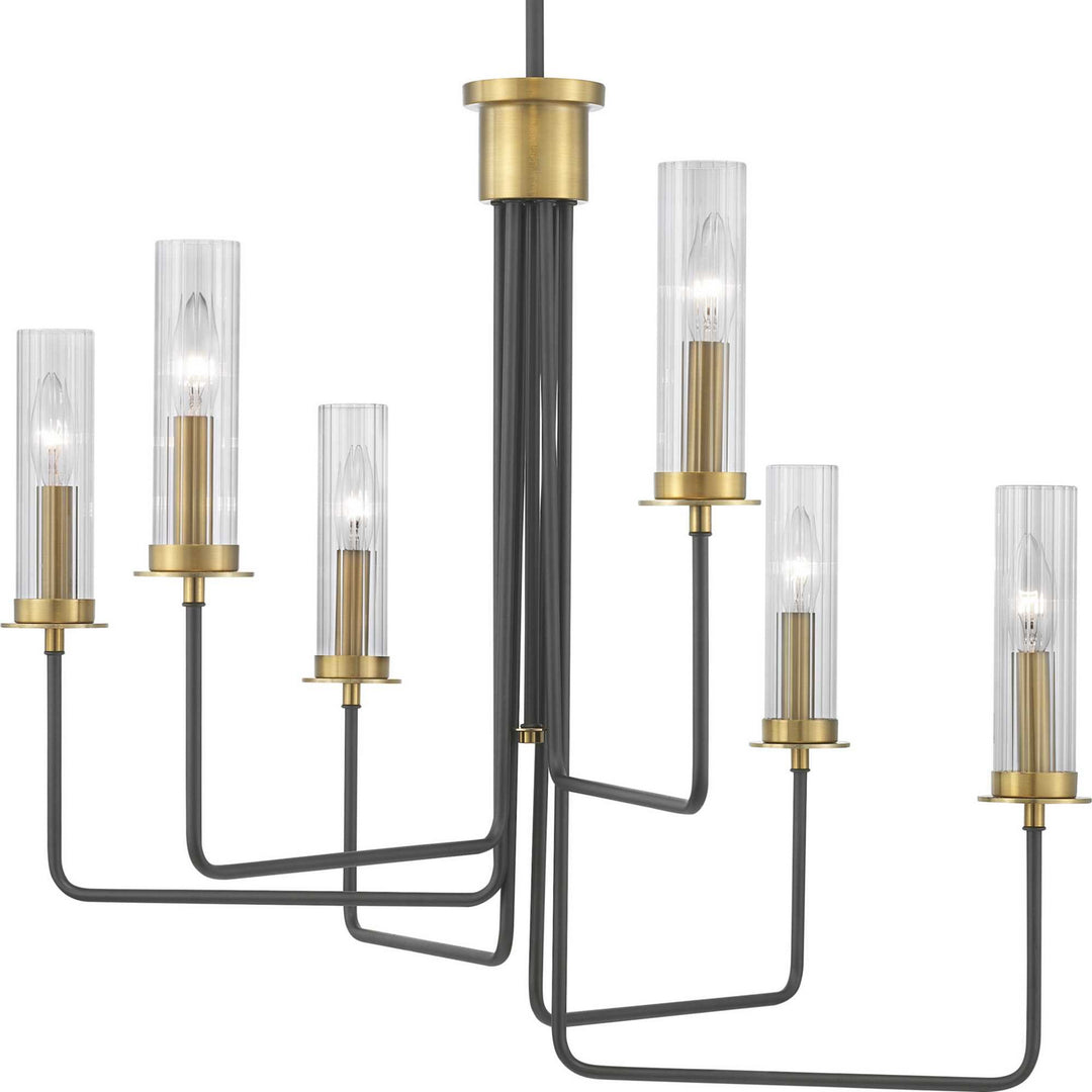 Progress Rainey P400168-143 Chandelier Light - Graphite