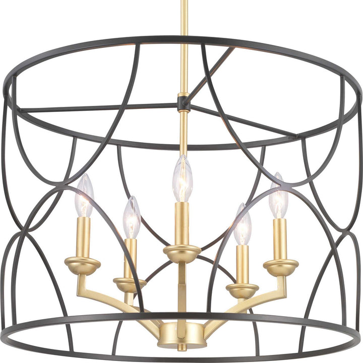 Progress Landree P400178-031 Chandelier Light - Black