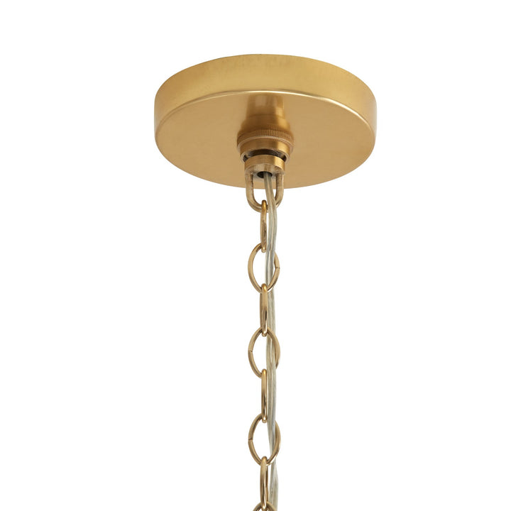 Capital Barrow 335641GB Pendant Light - Galvanized Black and True Brass