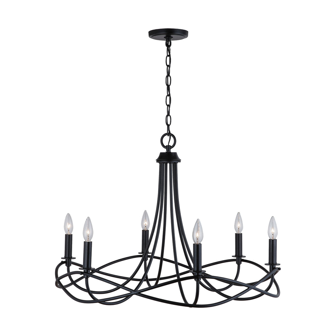 Capital Sonnet 431661MB Chandelier Light - Matte Black