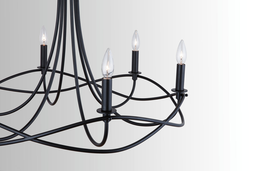 Capital Sonnet 431661MB Chandelier Light - Matte Black