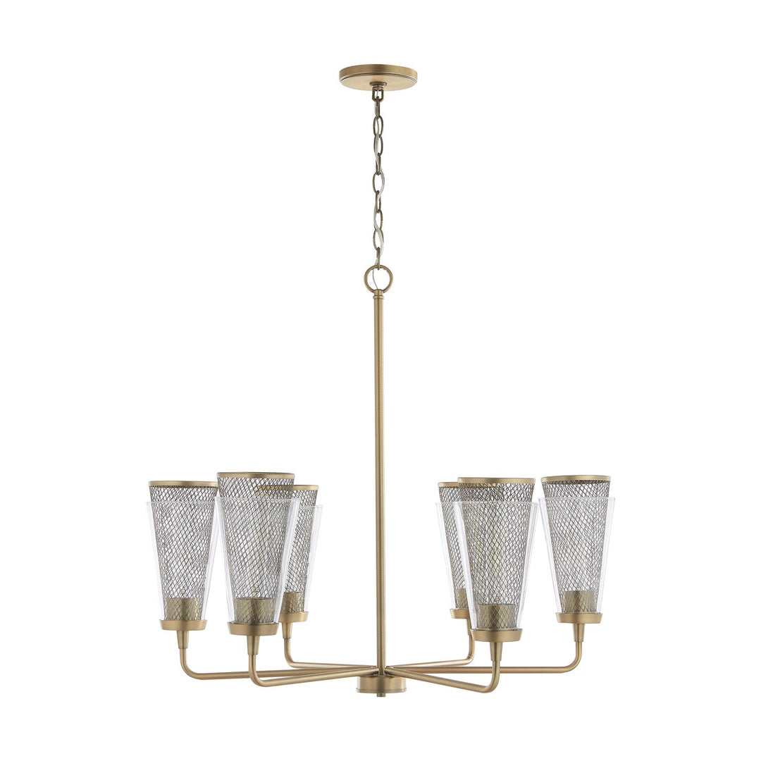 Capital Abbott 432361AD Chandelier Light - Aged Brass