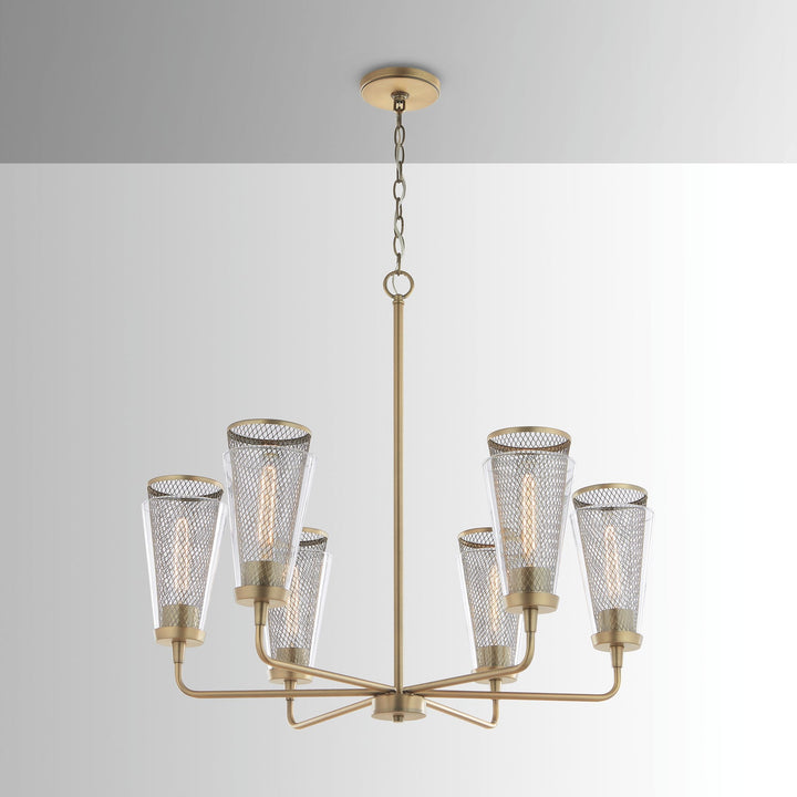 Capital Abbott 432361AD Chandelier Light - Aged Brass