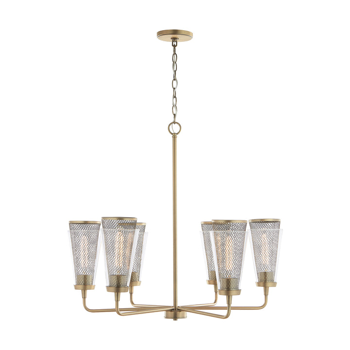 Capital Abbott 432361AD Chandelier Light - Aged Brass