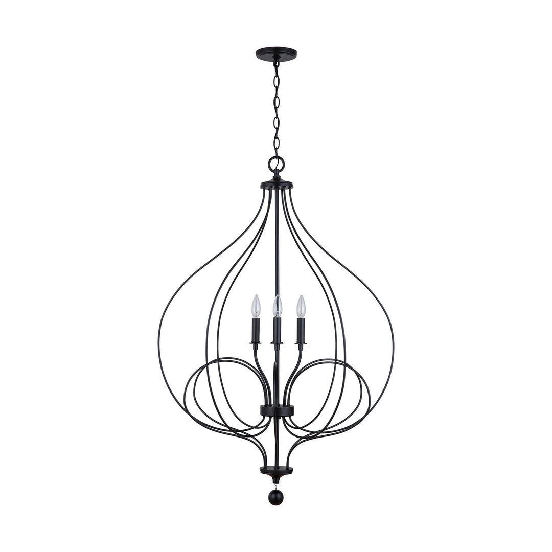 Capital Sonnet 531641MB Chandelier Light - Matte Black