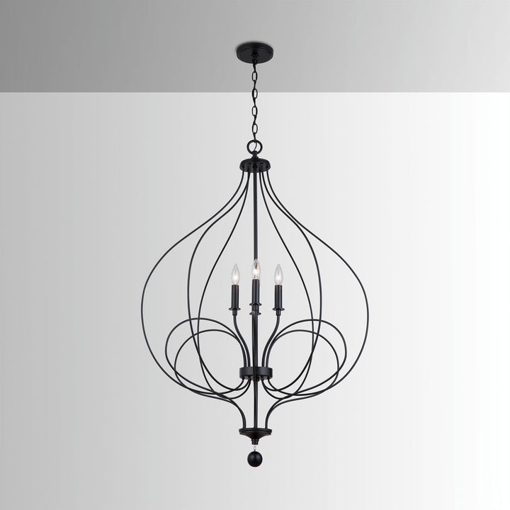 Capital Sonnet 531641MB Chandelier Light - Matte Black