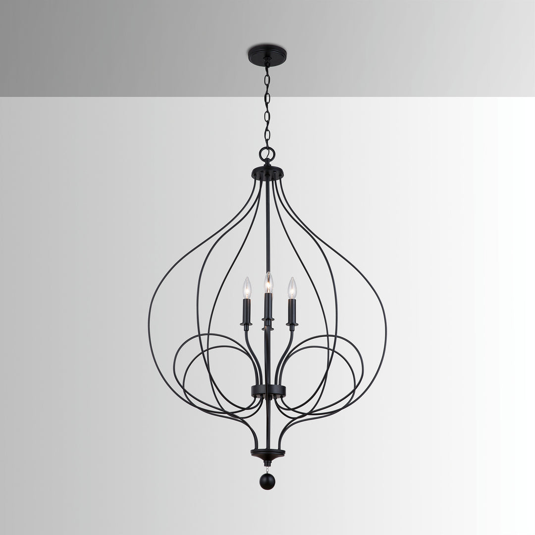 Capital Sonnet 531641MB Chandelier Light - Matte Black