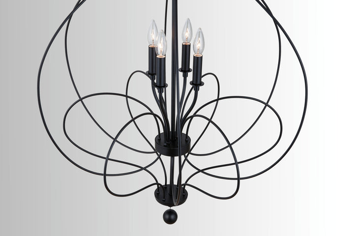 Capital Sonnet 531641MB Chandelier Light - Matte Black