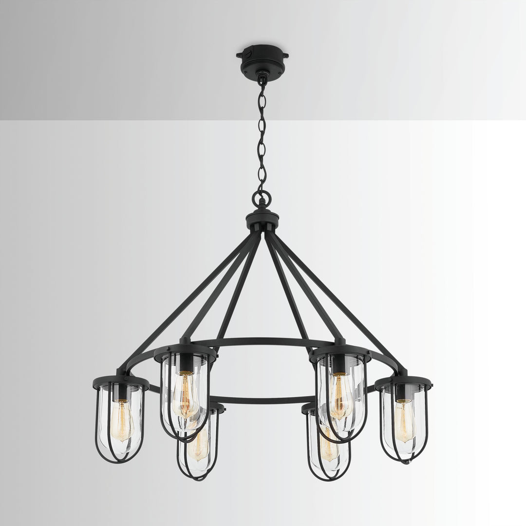 Capital Corbin 934261BK Chandelier Light - Black