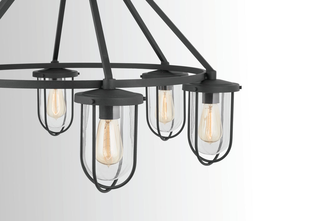 Capital Corbin 934261BK Chandelier Light - Black