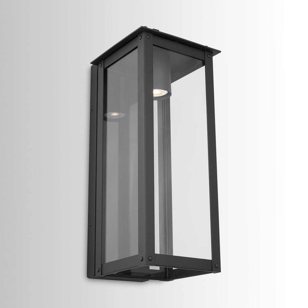 Capital Lighting 934612BK-GL  Hunt Outdoor Black