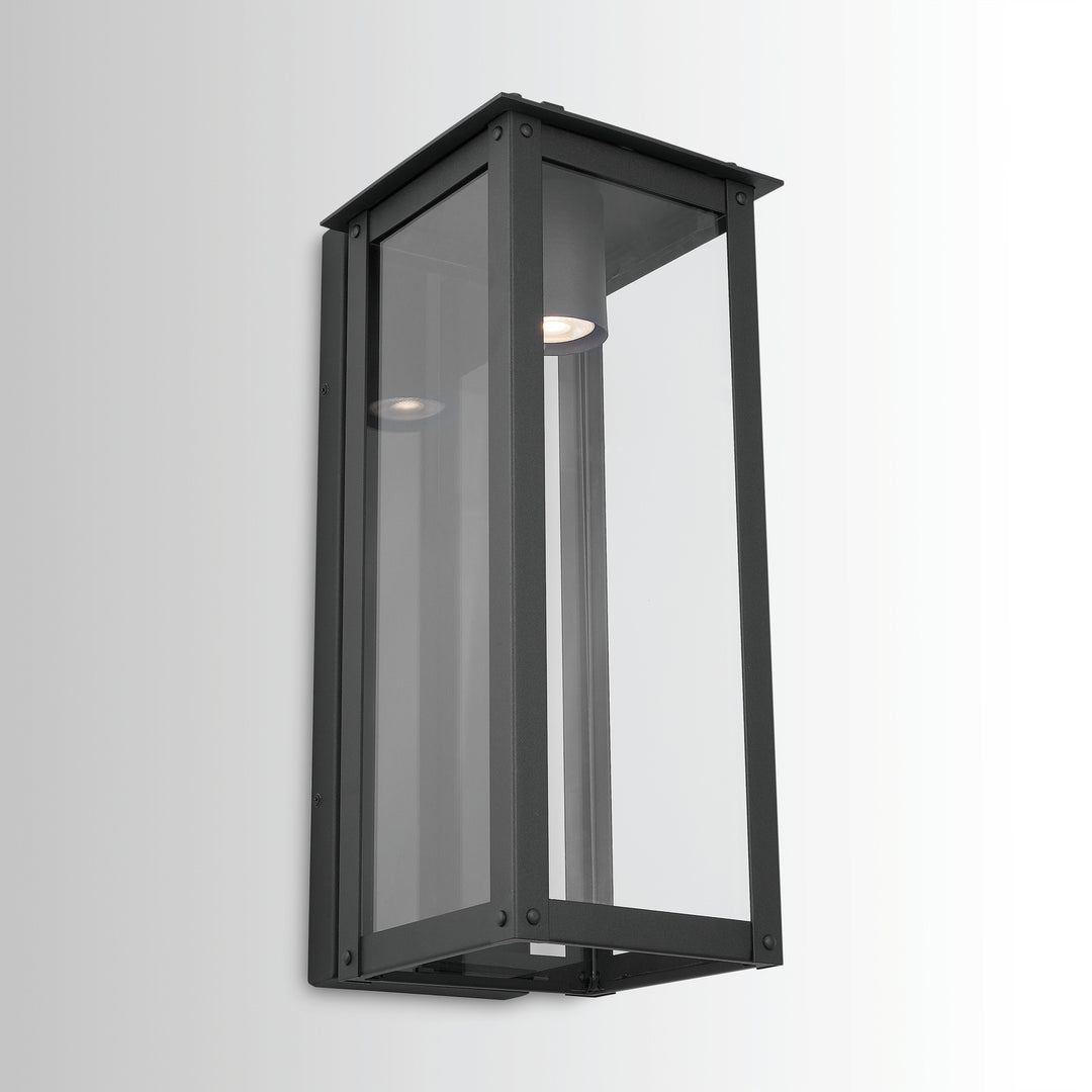 Capital Lighting 934612BK-GL  Hunt Outdoor Black