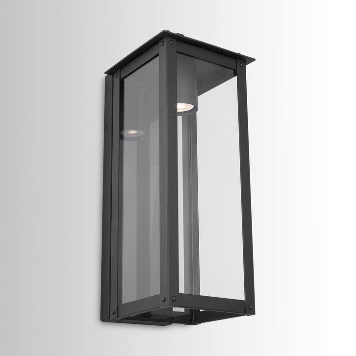 Capital Lighting 934612BK-GL  Hunt Outdoor Black