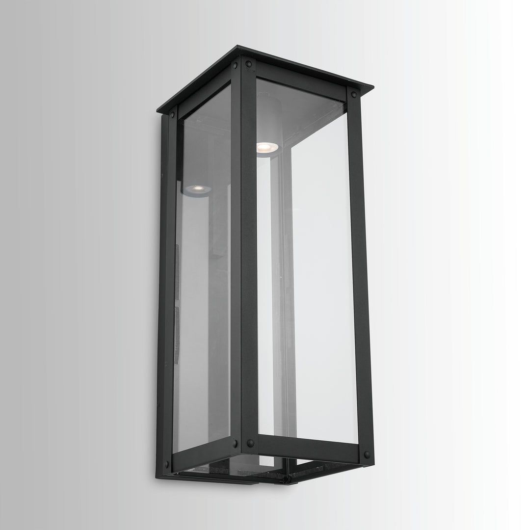 Capital Lighting 934641BK-GL  Hunt Outdoor Black
