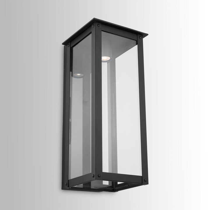 Capital Lighting 934641BK-GL  Hunt Outdoor Black