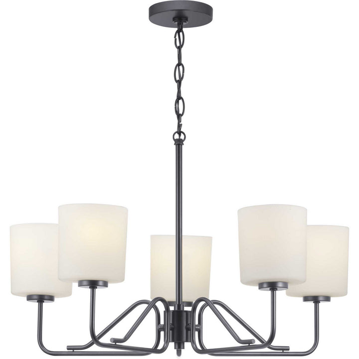 Progress Tobin P400182-031 Chandelier Light - Matte Black