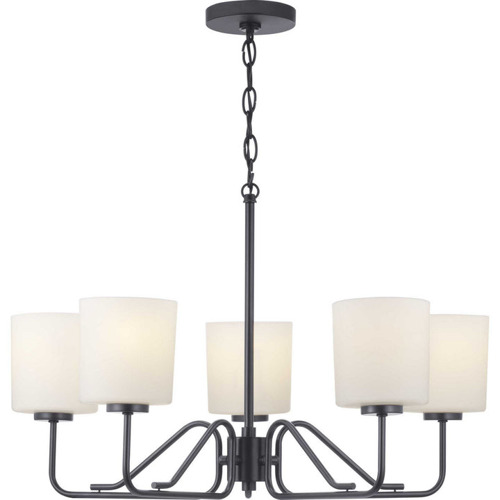 Progress Tobin P400182-031 Chandelier Light - Matte Black