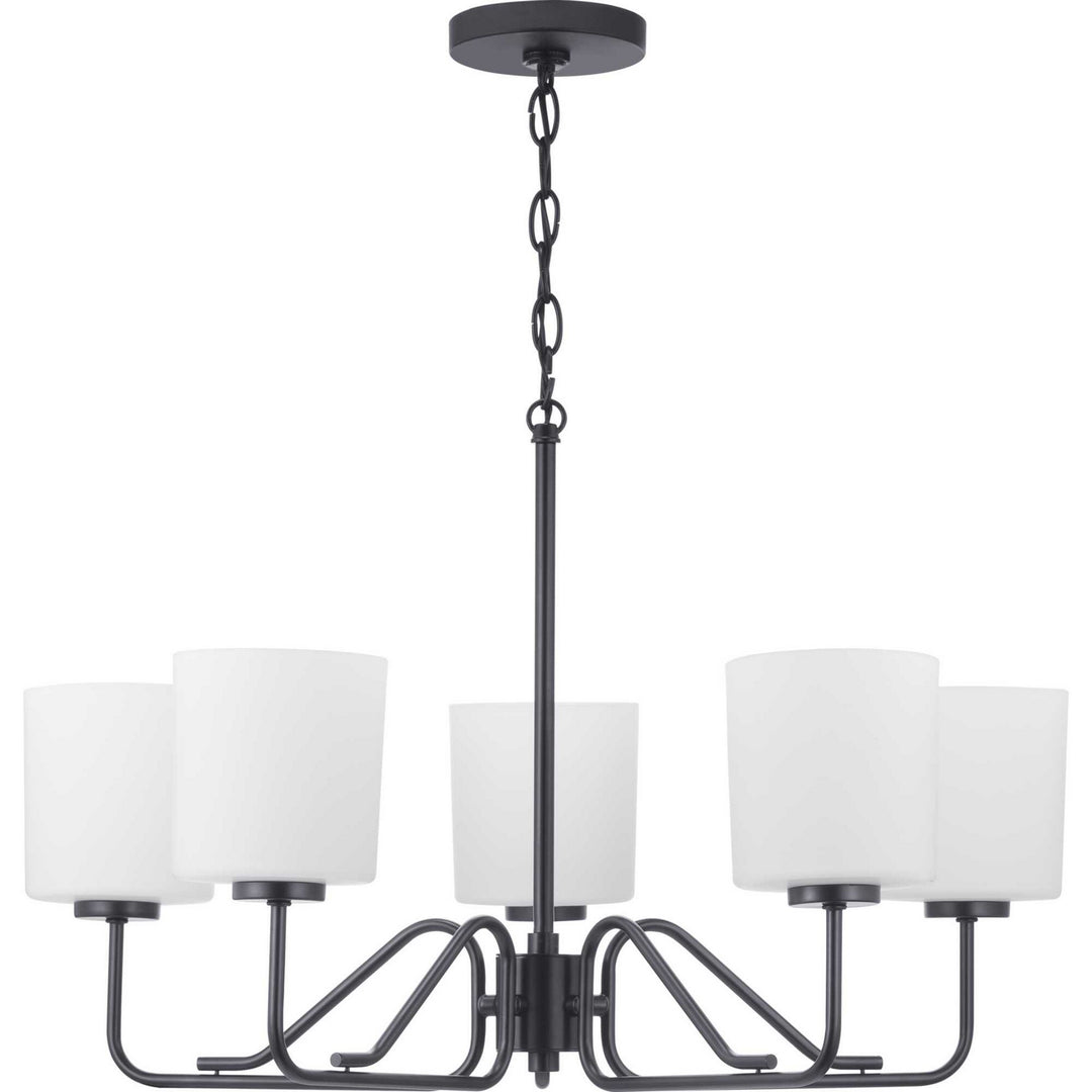 Progress Tobin P400182-031 Chandelier Light - Matte Black