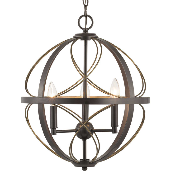 Progress Brandywine P500068-020 Chandelier Light - Antique Bronze