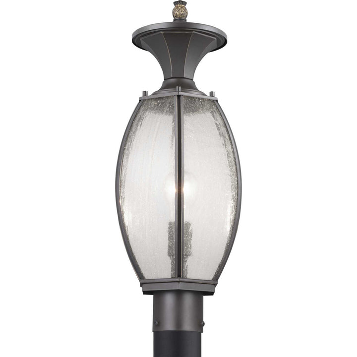 Progress Lighting P540034-020 River Place One Light Post Lantern Outdoor Bronze / Dark