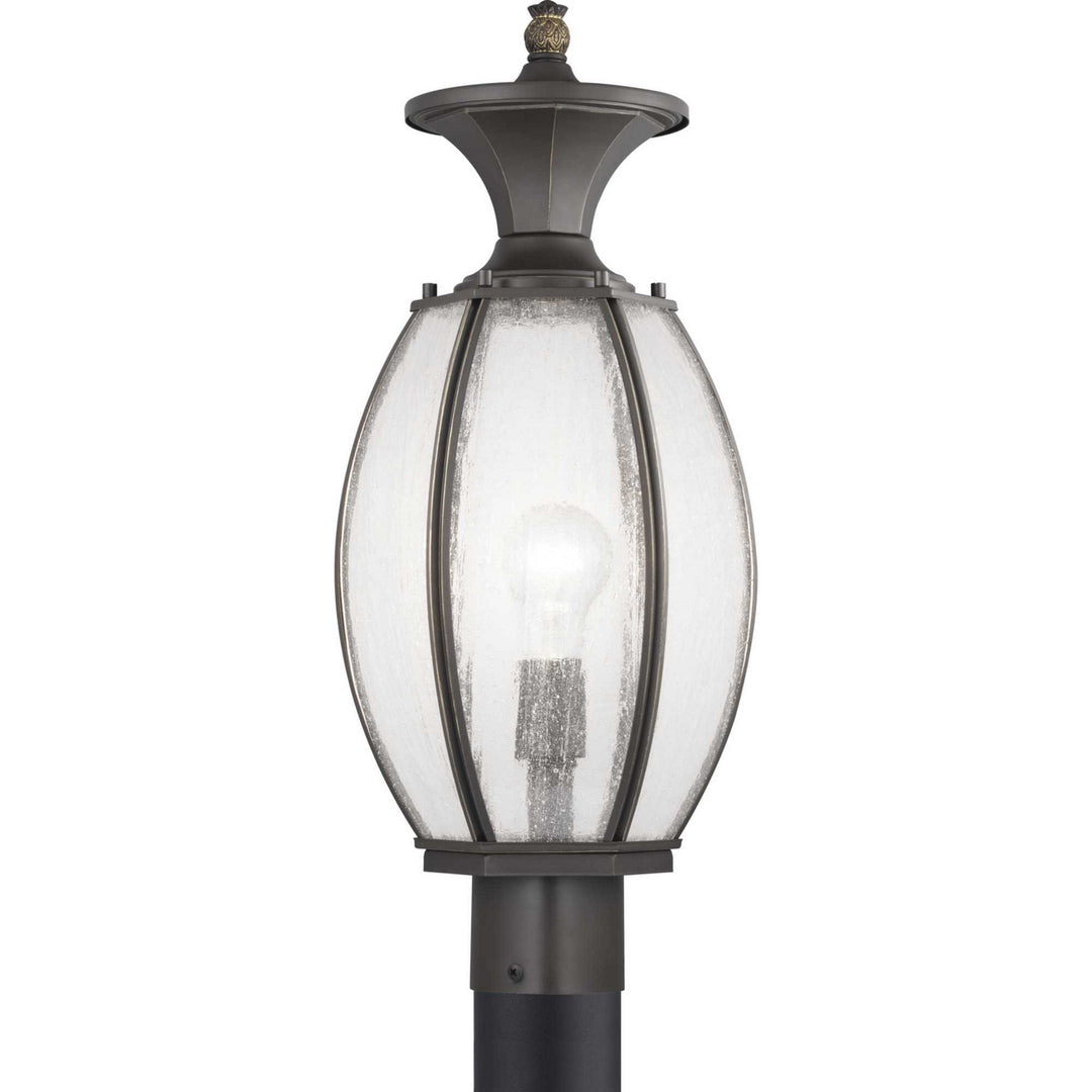 Progress Lighting P540034-020 River Place One Light Post Lantern Outdoor Bronze / Dark