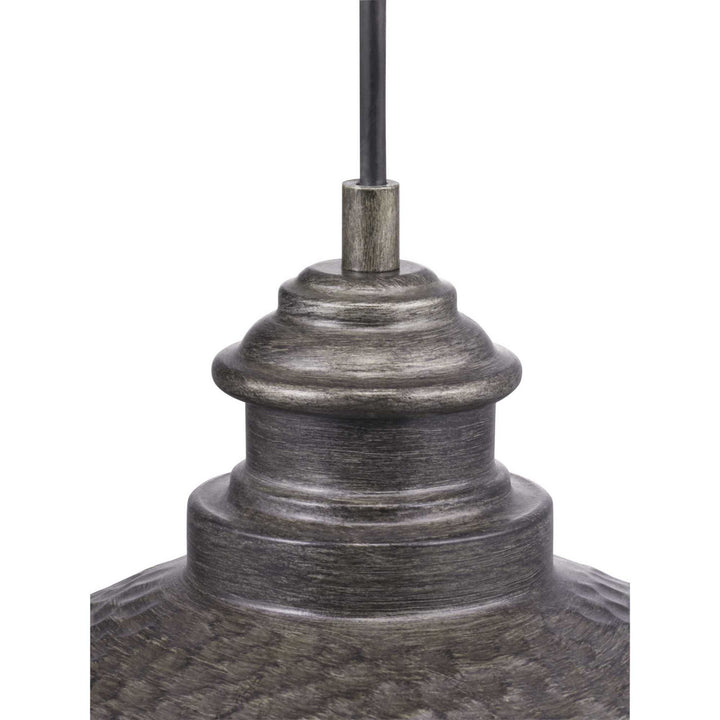 Progress Lighting P550032-103 Englewood One Light Hanging Lantern Outdoor Pewter, Nickel, Silver
