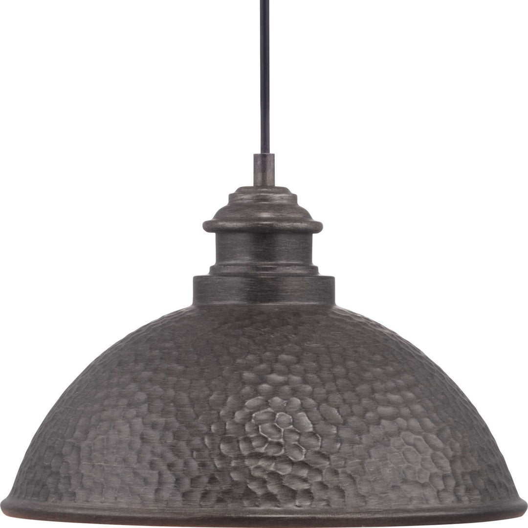 Progress Lighting P550032-103 Englewood One Light Hanging Lantern Outdoor Pewter, Nickel, Silver