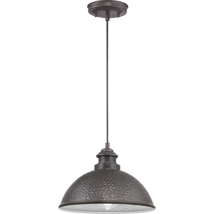 Progress Lighting P550032-103 Englewood One Light Hanging Lantern Outdoor Pewter, Nickel, Silver