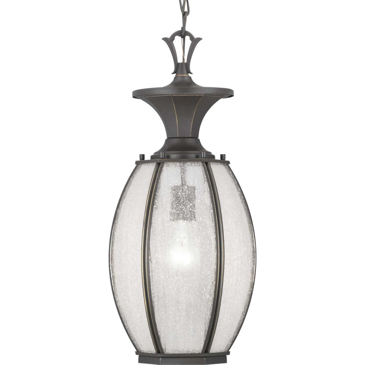Progress Lighting P550034-020 River Place One Light Hanging Lantern Outdoor Bronze / Dark