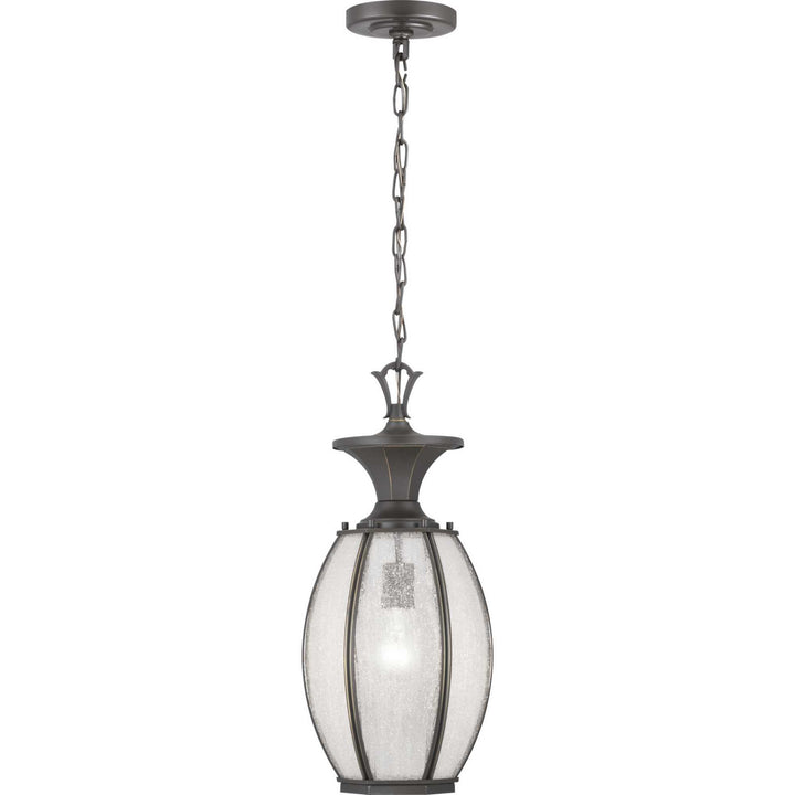 Progress Lighting P550034-020 River Place One Light Hanging Lantern Outdoor Bronze / Dark