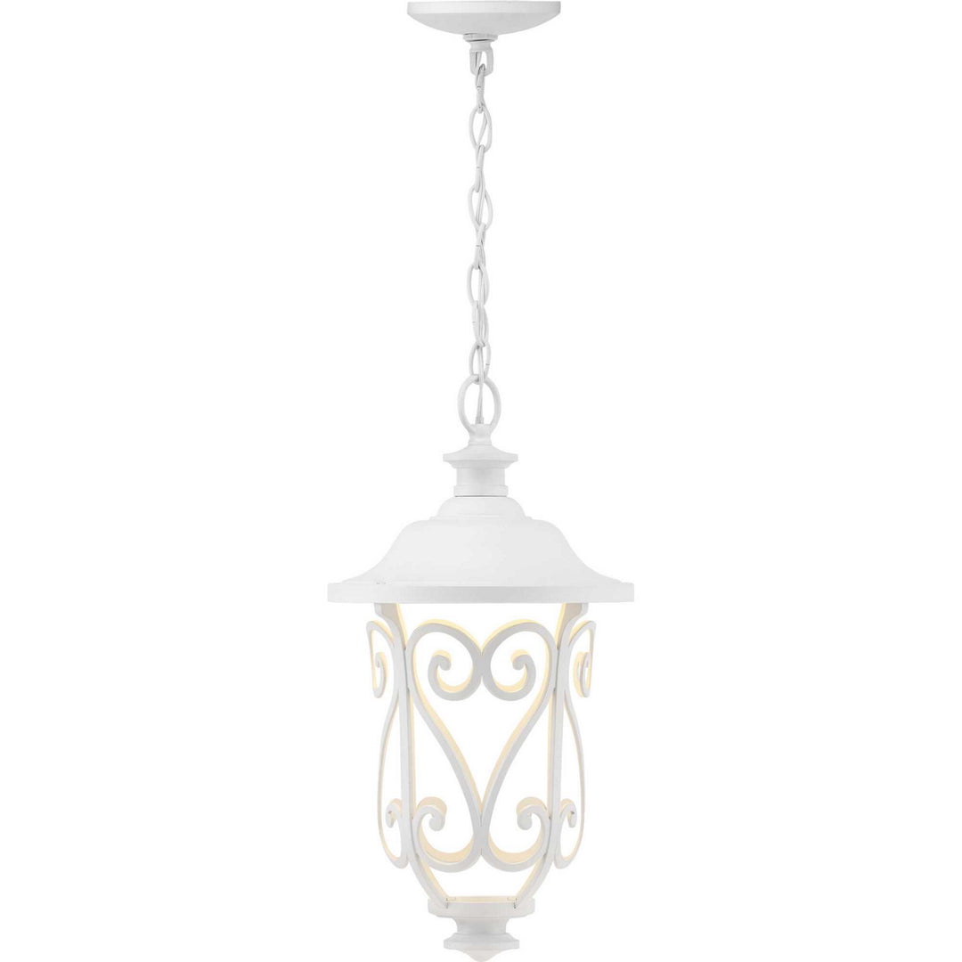 Progress Lighting P550037-030-30 Leawood Led Led Hanging Lantern Outdoor White