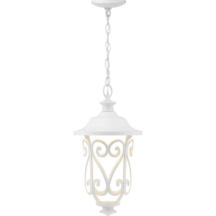 Progress Lighting P550037-030-30 Leawood Led Led Hanging Lantern Outdoor White
