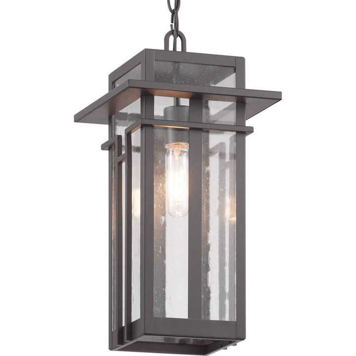 Progress Lighting P550039-020 Boxwood One Light Hanging Lantern Outdoor Bronze / Dark