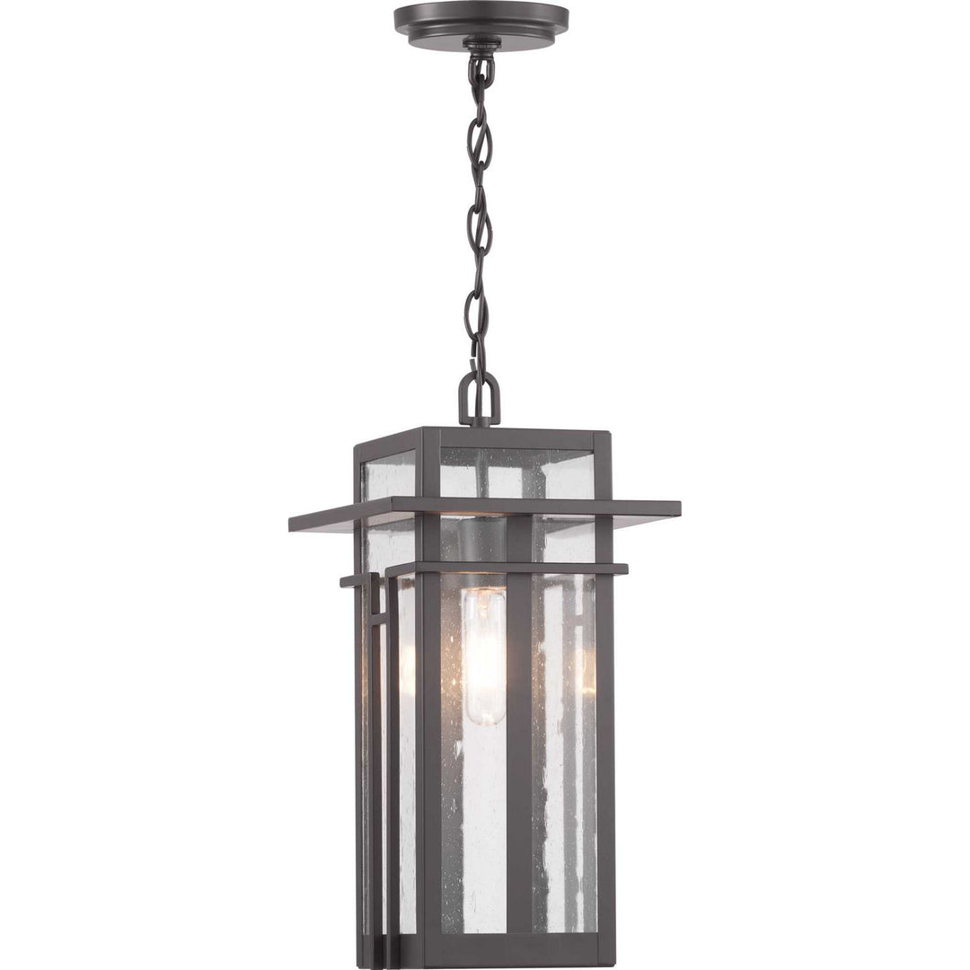 Progress Lighting P550039-020 Boxwood One Light Hanging Lantern Outdoor Bronze / Dark