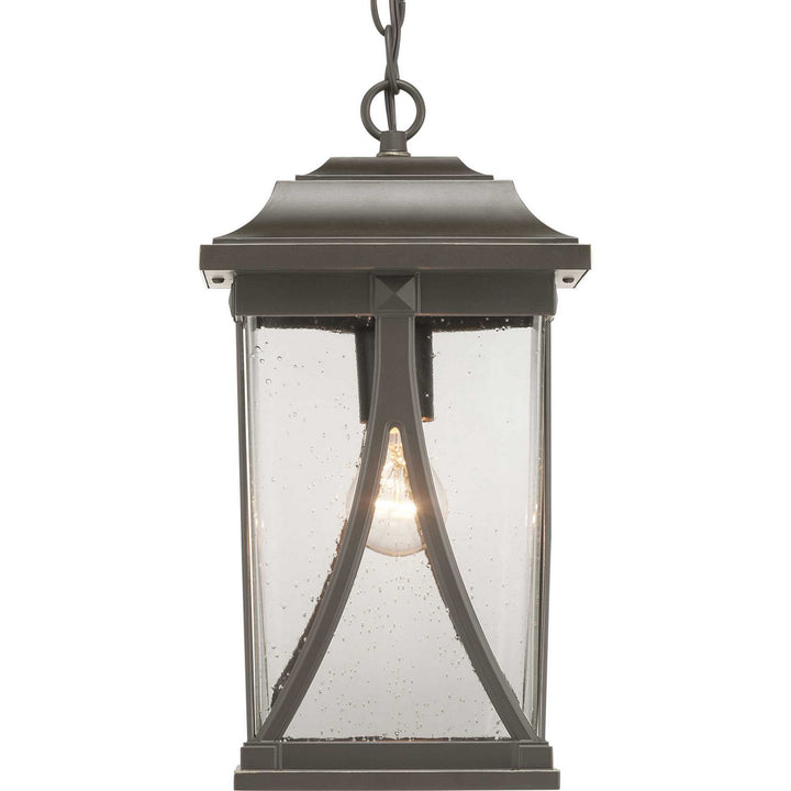 Progress Lighting P550040-020 Abbott One Light Hanging Lantern Outdoor Bronze / Dark