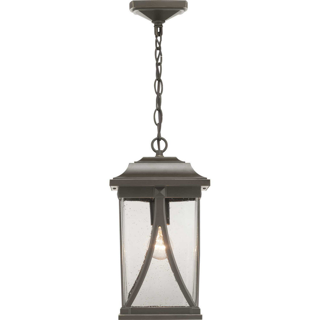 Progress Lighting P550040-020 Abbott One Light Hanging Lantern Outdoor Bronze / Dark