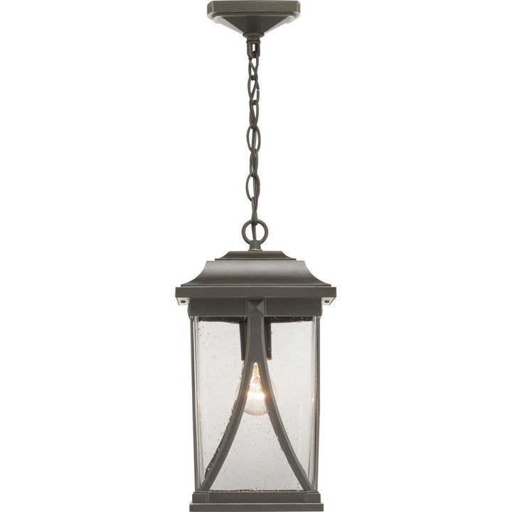 Progress Lighting P550040-020 Abbott One Light Hanging Lantern Outdoor Bronze / Dark