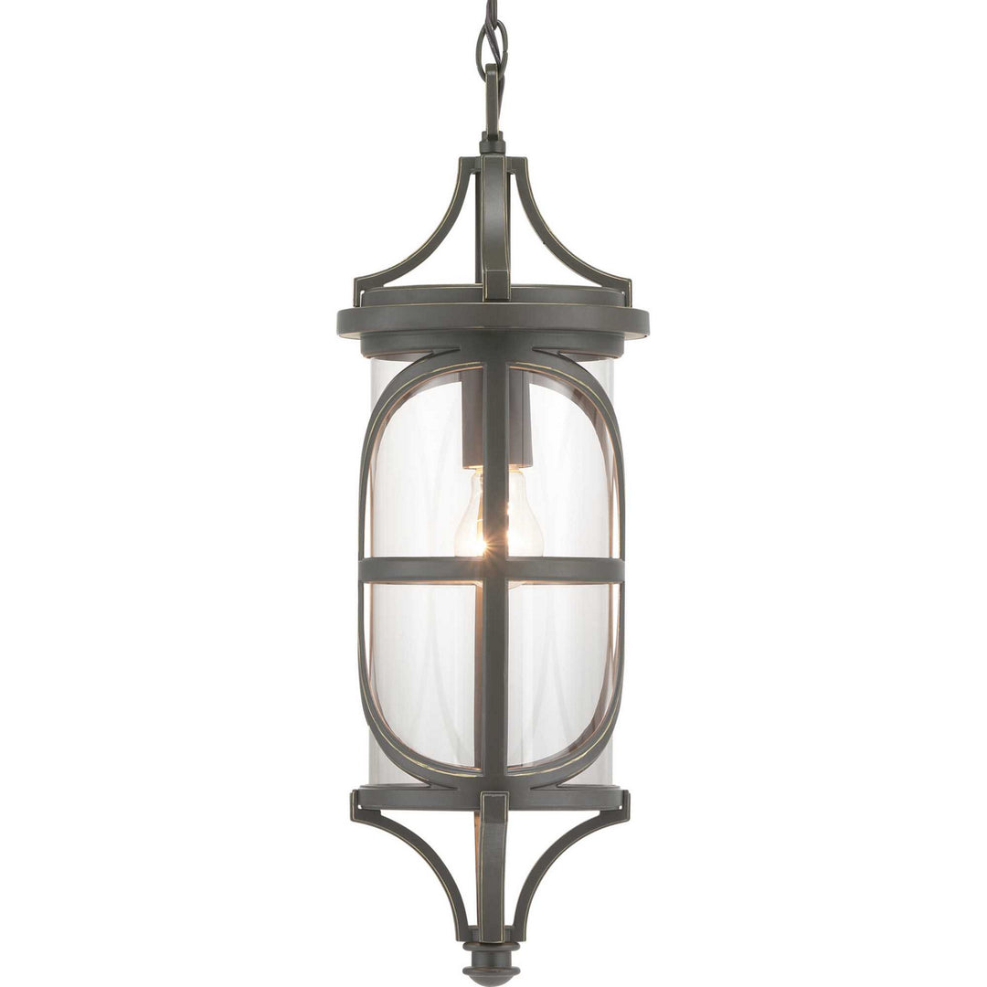 Progress Lighting P550041-020 Morrison One Light Hanging Lantern Outdoor Bronze / Dark