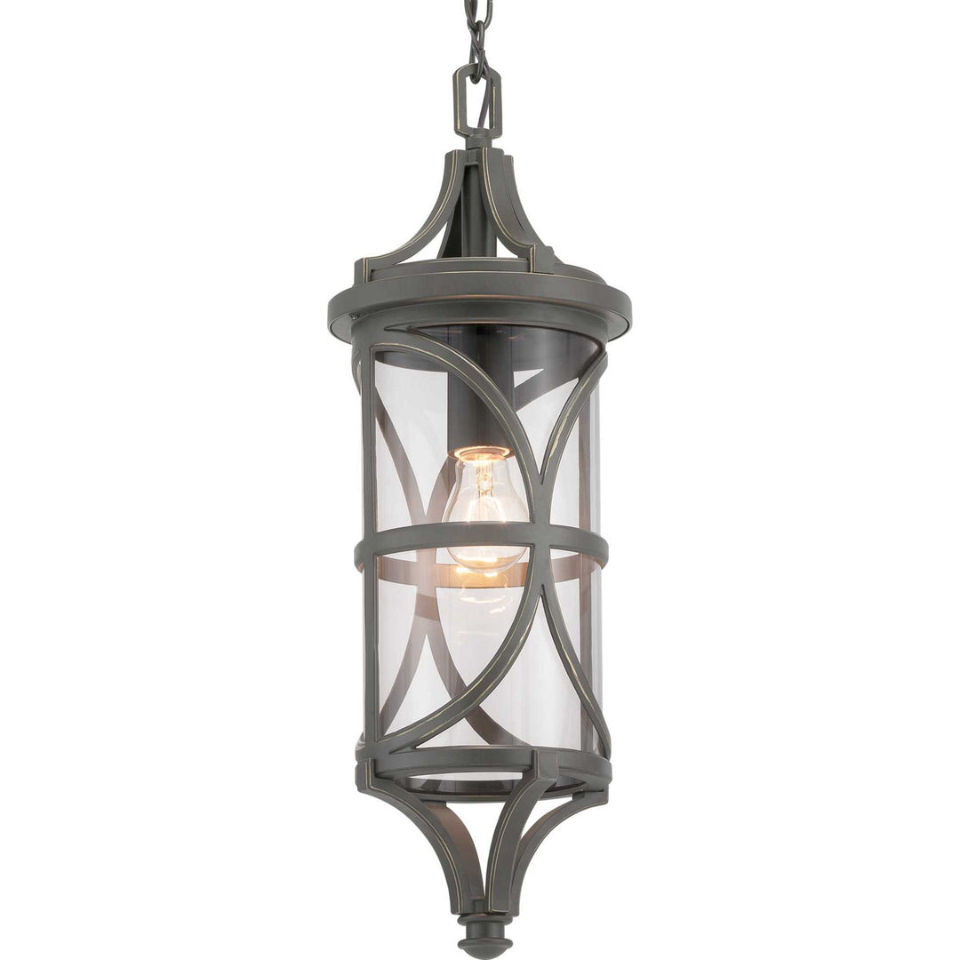 Progress Lighting P550041-020 Morrison One Light Hanging Lantern Outdoor Bronze / Dark
