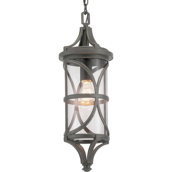 Progress Lighting P550041-020 Morrison One Light Hanging Lantern Outdoor Bronze / Dark
