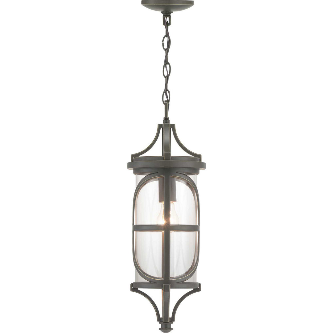 Progress Lighting P550041-020 Morrison One Light Hanging Lantern Outdoor Bronze / Dark