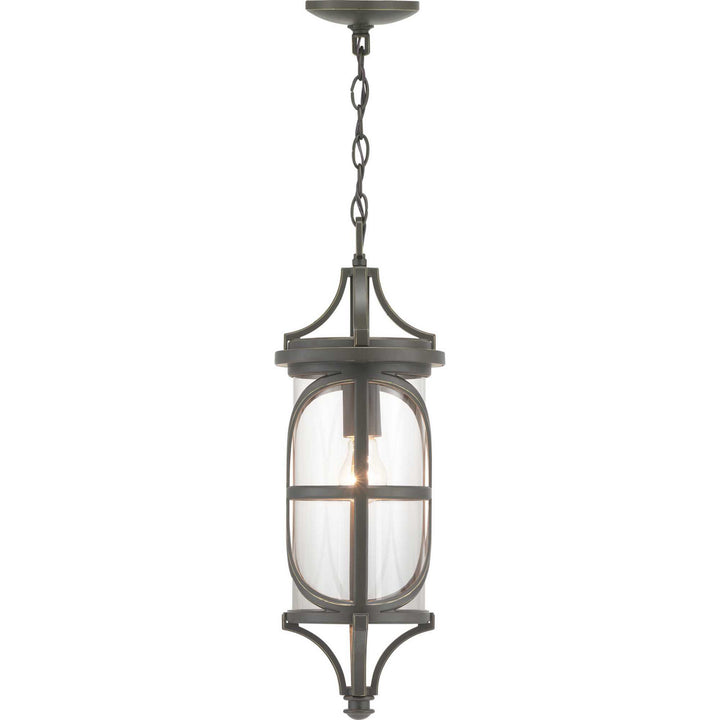 Progress Lighting P550041-020 Morrison One Light Hanging Lantern Outdoor Bronze / Dark
