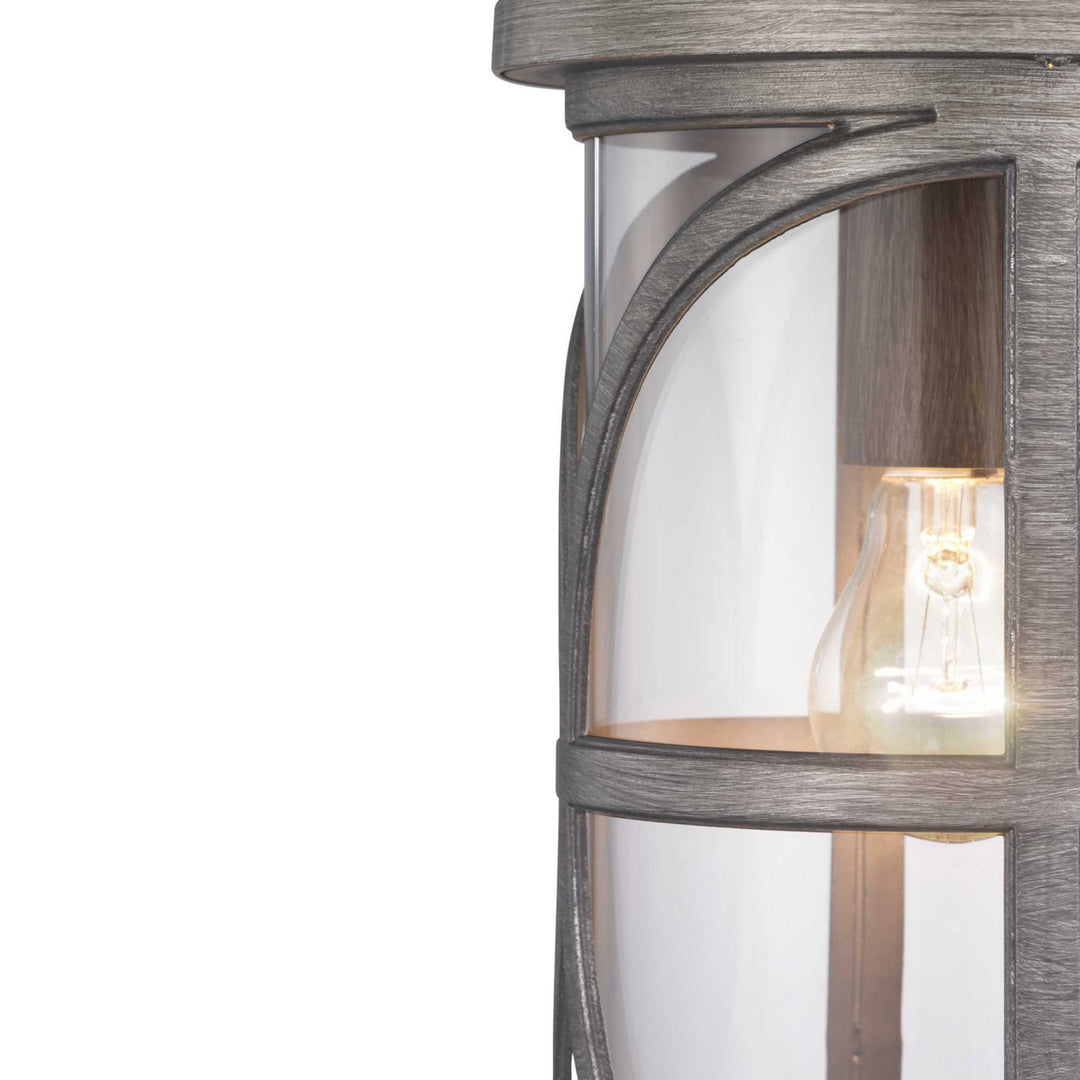 Progress Lighting P550041-103 Morrison One Light Hanging Lantern Outdoor Pewter, Nickel, Silver