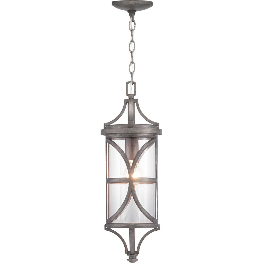 Progress Lighting P550041-103 Morrison One Light Hanging Lantern Outdoor Pewter, Nickel, Silver