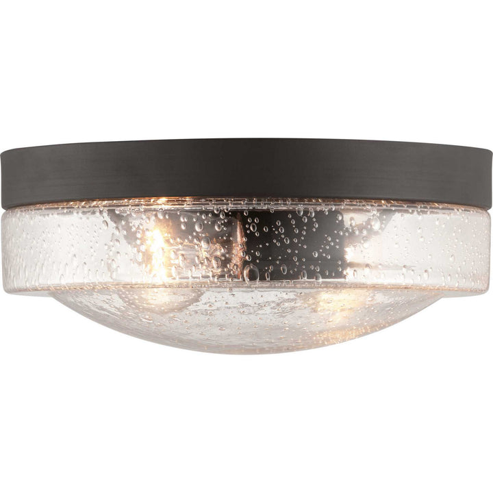 Progress Lighting P550042-129 Weldon Two Light Flush Mount Outdoor Bronze / Dark
